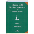 stanbul erhi Trk Borlar Kanunu Yrrlk Kanunu Vedat Kitaplk