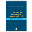 Konkordato Komiserinin Kontrol Listesi Adalet Yaynevi