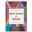 Belirli Gnler ve Haftalar Milenyum Yaynlar
