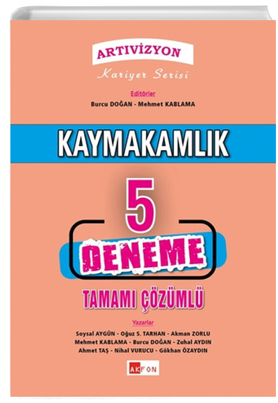 Artvizyon Kaymakamlk 5 Deneme Akfon Yaynlar