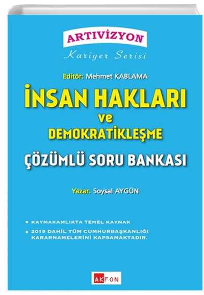 nsan Haklar ve Demokratikleme Soru Bankas Akfon Yaynlar