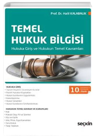 Temel Hukuk Bilgisi - Halil Kalabalk Sekin Yaynevi