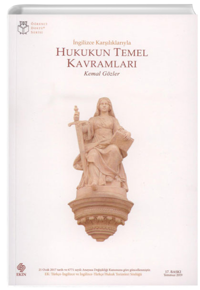 ngilizce Karlklaryla Hukukun Temel Kavramlar Ekin Yaynlar