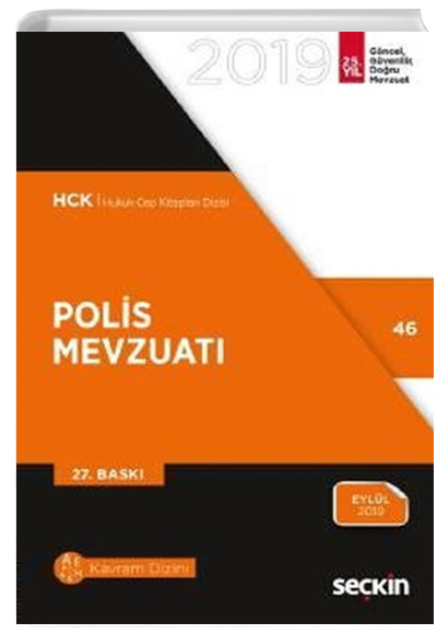 Polis Mevzuat Sekin Yaynevi Kanun Metinleri 2019