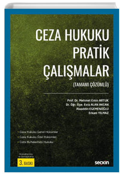 Ceza Hukuku Pratik almalar Sekin Yaynevi