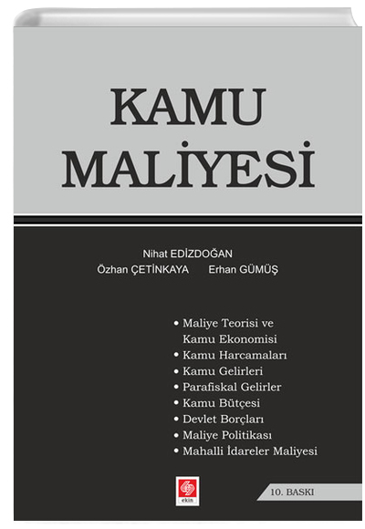 Kamu Maliyesi Nihat Edizdoan Ekin Yaynlar