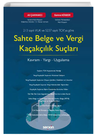 Sahte Belge ve Vergi Kaaklk Sular Sekin Yaynevi