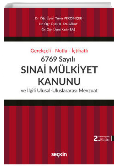 6769 Sayl Snai Mlkiyet Kanunu Sekin Yaynevi