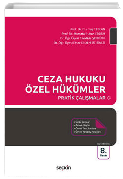 Ceza Hukuku zel Hkmler Pratik almalar Sekin Yaynevi