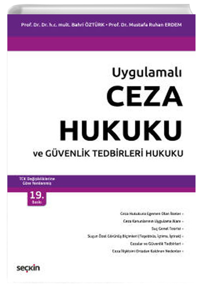Uygulamal Ceza Hukuku ve Gvenlik Tedbirleri Hukuku Sekin Yaynevi