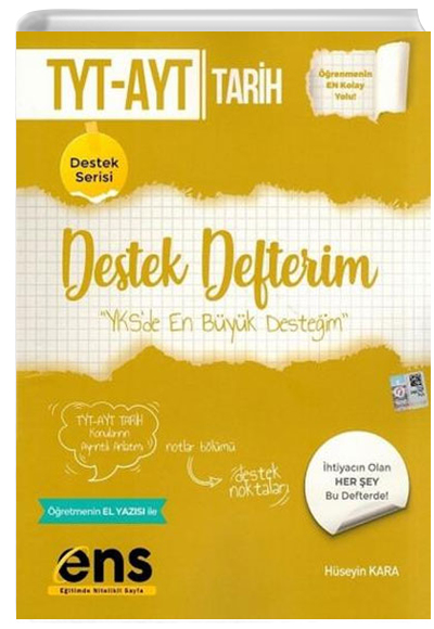 TYT AYT Tarih Destek Defterim ENS Yaynclk