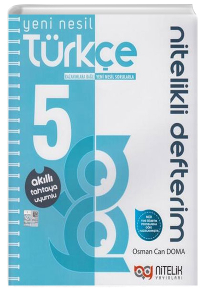 5. Snf Trke Nitelikli Defterim Nitelik Yaynlar