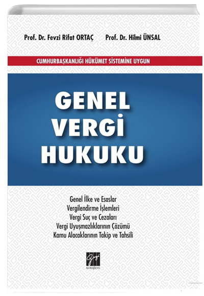 Genel Vergi Hukuku Gazi Kitabevi
