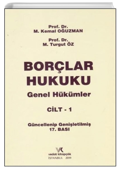 Borlar Hukuku Genel Hkmler Cilt - 1 Vedat Kitaplk