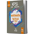2020 KPSS Lise n Lisans Matematik ek Kopar Yaprak Test Yeni Trend Yaynlar