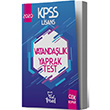 2020 KPSS Vatandalk ek Kopar Yaprak Test Yeni Trend Yaynlar