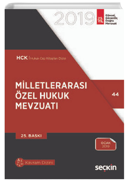 Milletleraras zel Hukuk Mevzuat Remzi zmen Sekin Yaynevi