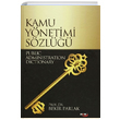Kamu Ynetimi Szl Marmara Kitap Merkezi