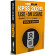 2020 KPSS Lise Önlisans Son 5 Sınav Tamamı Çözümlü Çıkmış Sorular Yediiklim Yayınları