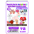 Vcut ve Organlar ngilizce Resimli Kelime Kartlar 9 Emin Yaynlar