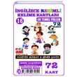 En Temel Fiiller ngilizce Resimli Kelime Kartlar 16 Emin Yaynlar