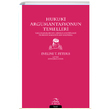 Hukuki Argmantasyonun Temelleri Eveline T. Feteris Pinhan Yaynclk