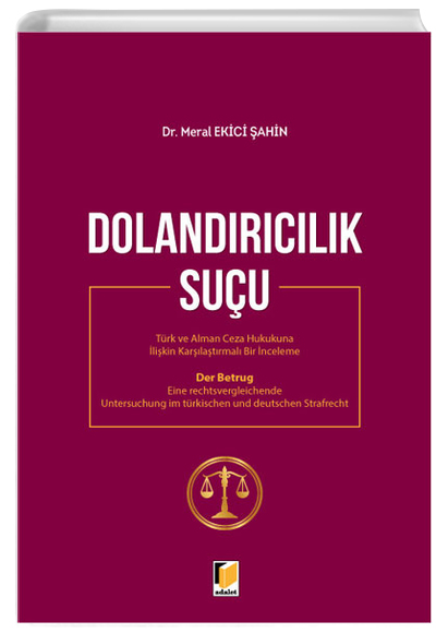 Dolandrclk Suu Meral Ekici ahin Adalet Yaynevi