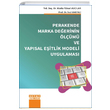 Perakende Marka Deerinin lm ve Yapsal Eitlik Modeli Uygulamas Detay Yaynclk