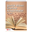 Szlk Bilimi zerine Aratrmalar Pegem Yaynlar