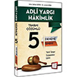 2016 Adli Yarg Hakimlii Tamam zml 5 Deneme Snav  657 Yaynevi