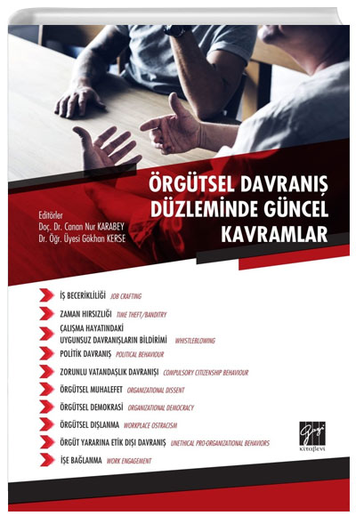 rgtsel Davran Dzleminde Gncel Kavramlar Gazi Kitabevi