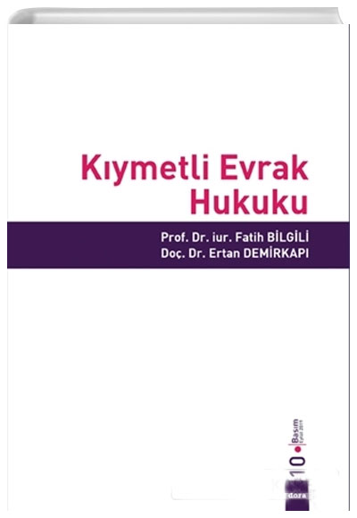 Kymetli Evrak Hukuku Fatih Bilgili Dora Basm Yayn