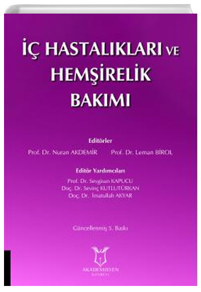  Hastalklar ve Hemirelik Bakm Akademisyen Kitabevi