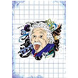 Einstein Poster (Beyaz) Melisa Poster
