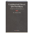 Cumhuriyet Devri iir Poetikas Kurgan Edebiyat Yaynlar