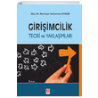 Girişimcilik Teori ve Yaklaşımları Ekin Yayınları