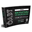 2020 ABT Din Kltr ve Ahlak Bilgisi retmenlii Video Ders Notlar Benim Hocam Yaynlar