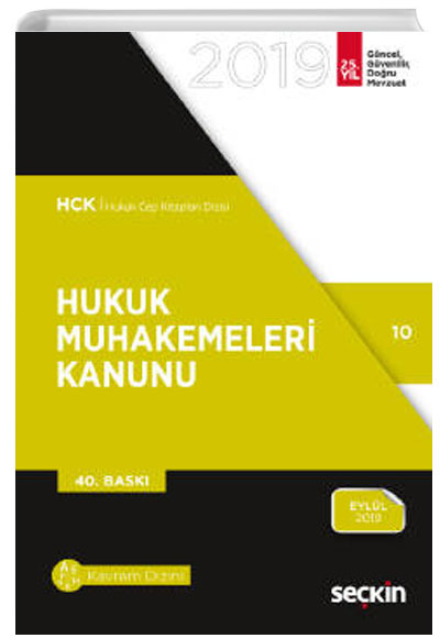 Hukuk Muhakemeleri Kanunu Remzi zmen Sekin Yaynevi