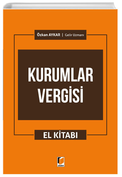 Kurumlar Vergisi El Kitab zkan Aykar Adalet Yaynevi
