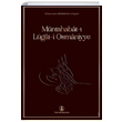 Mntahabat Lgat Osmaniyye James W. Redhouse Trk Dil Kurumu Yaynlar