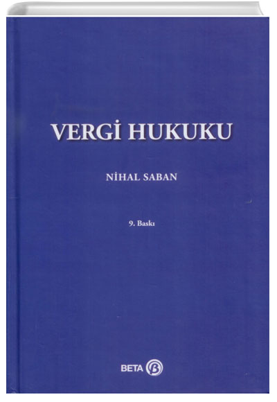 Vergi Hukuku Nihal Saban Beta Yaynevi
