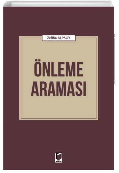 nleme Aramas Zeliha Alpsoy Adalet Yaynevi