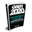 2020 ABT Snf retmenlii Alan Eitimi Video Ders Notlar Benim Hocam Yaynlar