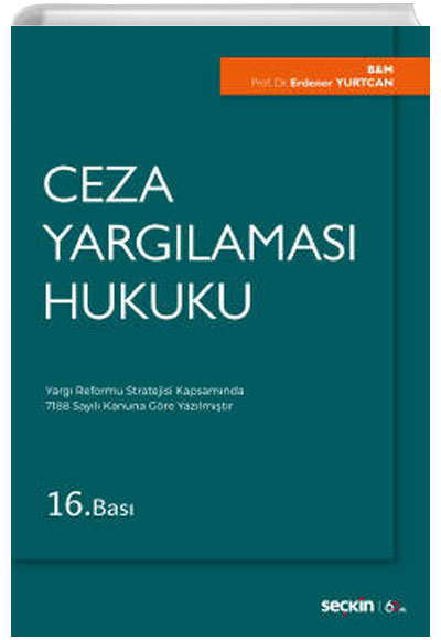 Ceza Yarglamas Hukuku Erdener Yurtcan Sekin Yaynevi