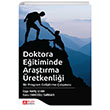 Doktora Eitiminde Aratrma retkenlii Bir Program Gelitirme almas Pegem Yaynlar