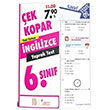 6. Snf ngilizce ek Kopar Yaprak Test Eitim Dnyas Yaynlar