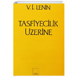 Tasfiyecilik zerine Vladimir lyi Lenin Sol Yaynlar