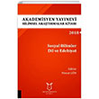 Sosyal Bilimler Dil ve Edebiyat -( AYBAK 2018 Eyll ) Akademisyen Kitabevi