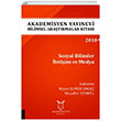 Sosyal Bilimler letiim ve Medya ( AYBAK 2018 Eyll ) Akademisyen Kitabevi