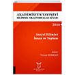 Sosyal Bilimler nsan ve Toplum ( AYBAK 2018 Eyll ) Akademisyen Kitabevi